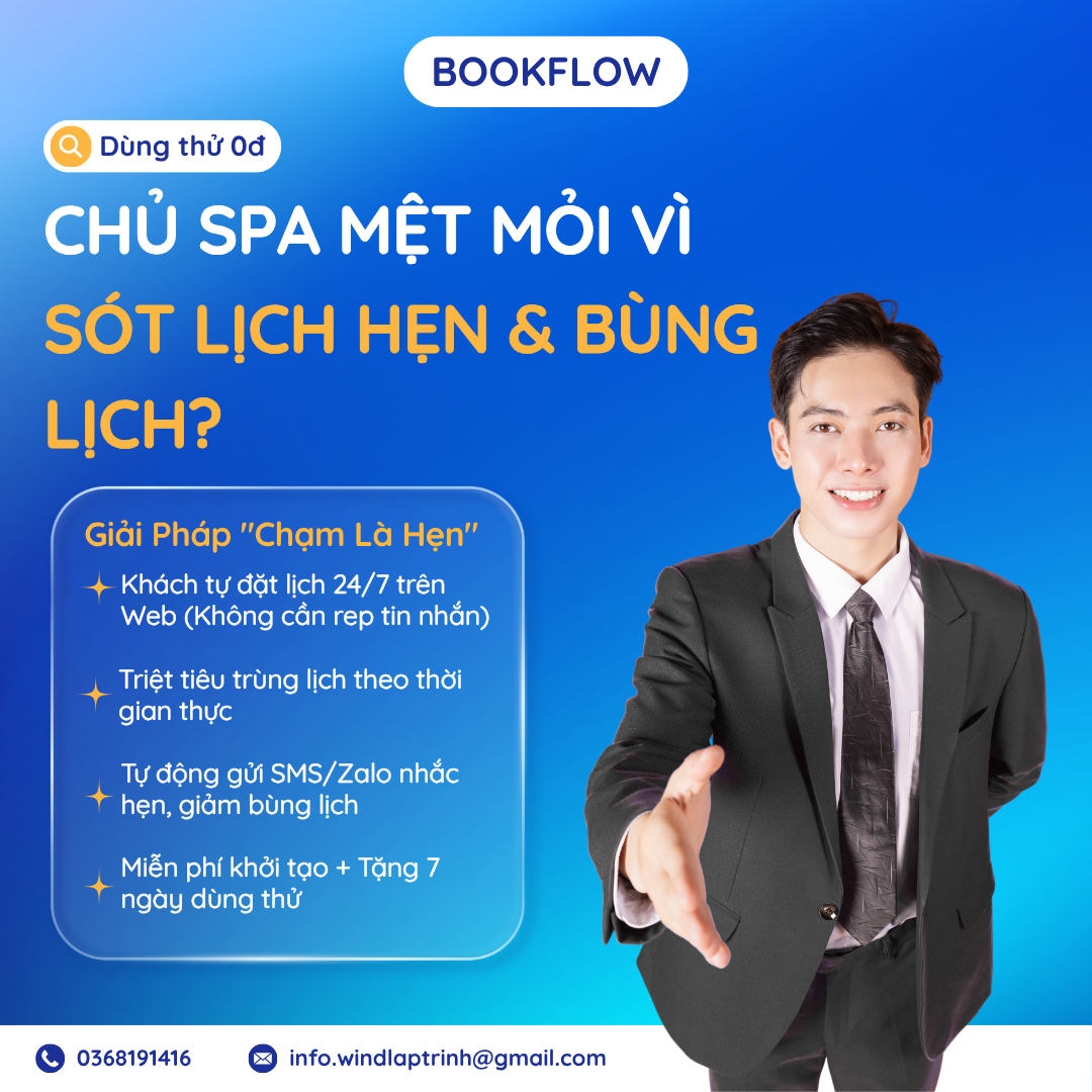 Cách Chọn Phần Mềm Đặt Lịch Cho Salon, Spa, Barber Giúp Giảm 90% Tỷ Lệ Bùng Lịch